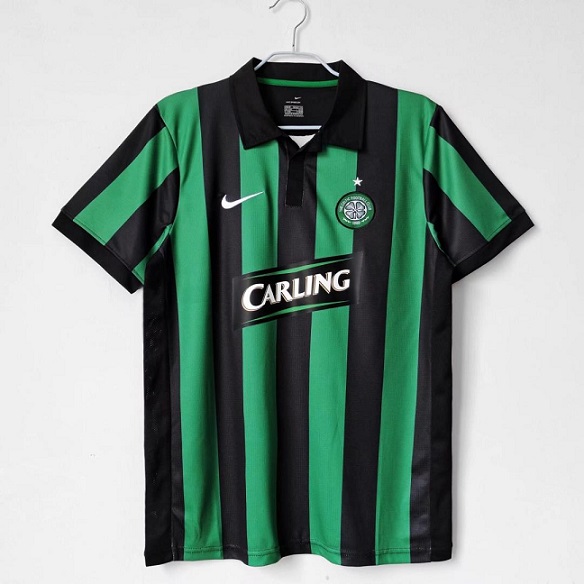 AAA Quality Celtic 05/06 Away Black/Green Soccer Jersey